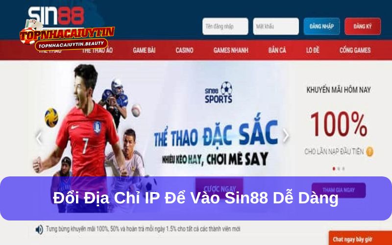 Hướng dẫn cách vào Sin88 dễ dàng khi bị chặn cho tân thủ 6 Hướng dẫn cách vào Sin88 bằng việc thay đổi địa chỉ IP