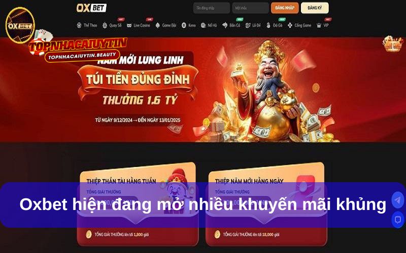 Oxbet hiện đang mở