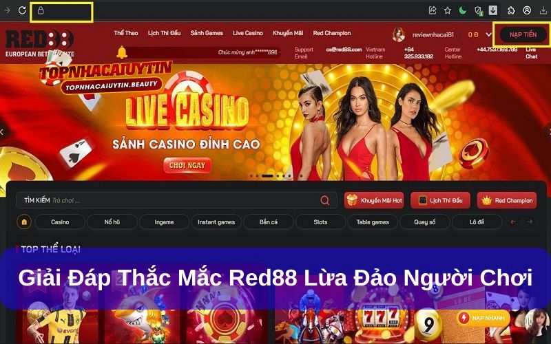 Red88 lừa đảo