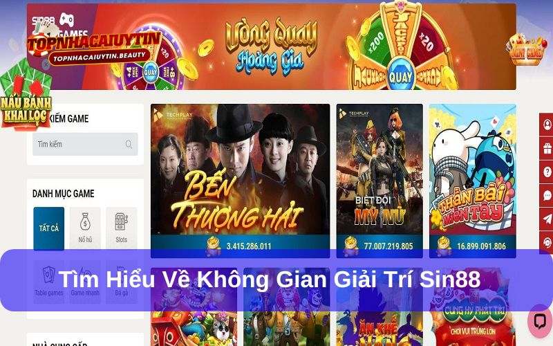 Sin88 là gì? Không gian giải trí trực tuyến đa dạng sảnh cược