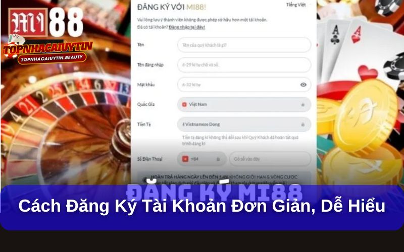Mi88 – Sân Chơi Cá Cược Trực Tuyến Ai Cũng Mê 9 Cách đăng ký tài khoản đơn giản, dễ hiểu