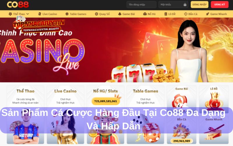 Co88 – Sân Chơi Đổi Thưởng Uy Tín Tại Việt Nam 8 Co88 cung cấp đa dạng sản phẩm cá cược