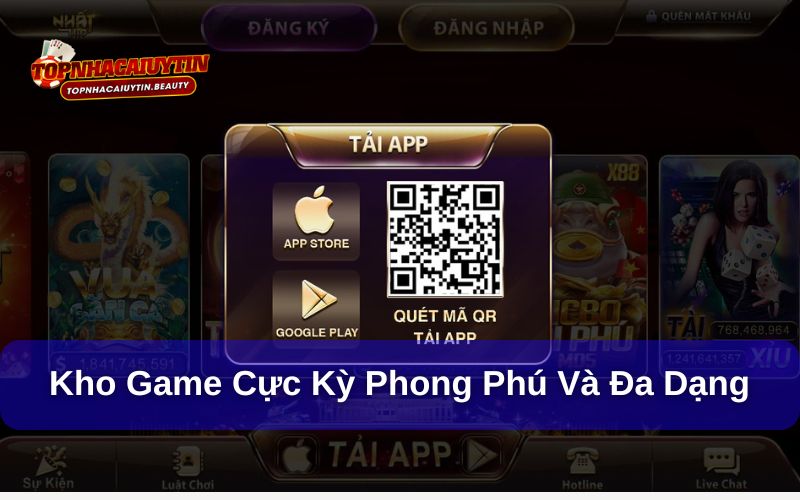 Cổng game Nhatvip tặng quà khủng mỗi ngày, chơi là trúng lớn! 8 Nhatvip tương thích với cả nền tảng web và mobile