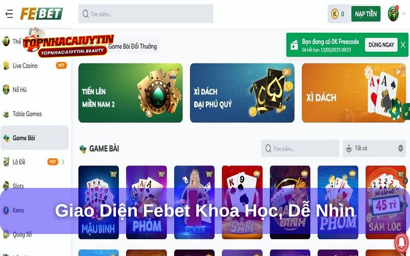 Febet - Nền Tảng Giải Trí Đình Đám Hàng Đầu Nam Mỹ 7 Febet chinh phục người chơi nhờ vào giao diện ấn tượng