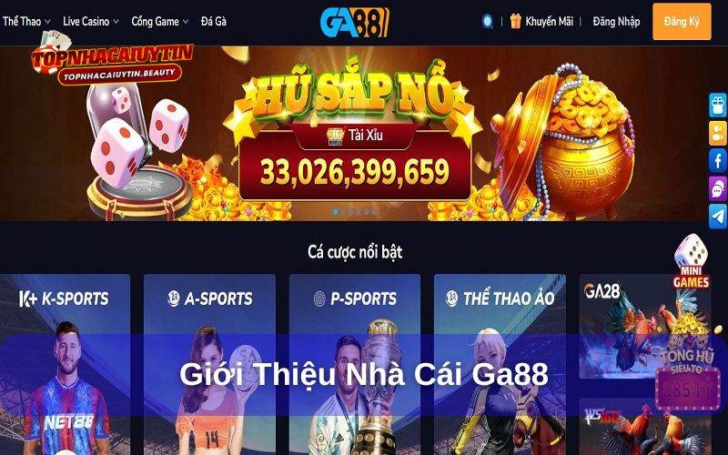 Ga88 - Nhà Cái Uy Tín, Kho Game Đỉnh Cao Chất Lượng 6 Nhà cái Ga88 là sân chơi cá cược uy tín, đỉnh cao