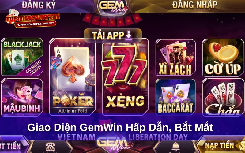 giao dien gem win