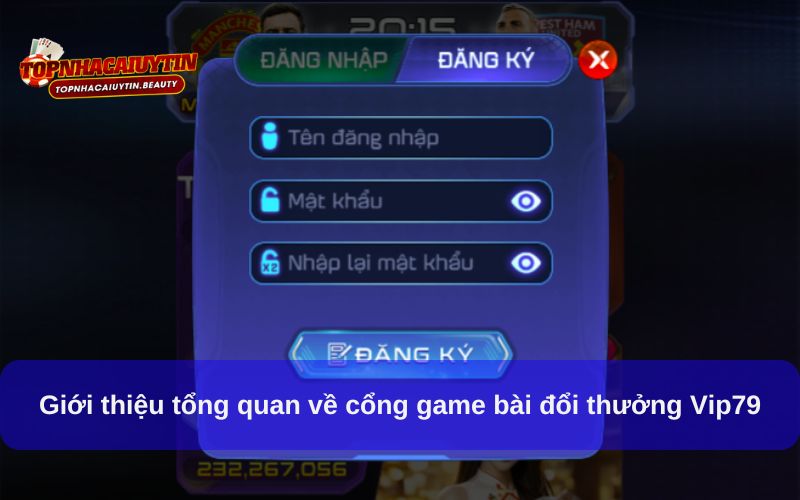 Giới thiệu tổng quan về cổng game bài đổi thưởng Vip79