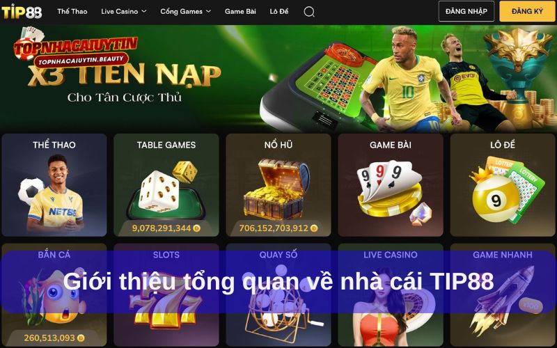 TIP88 - Trải Nghiệm Cá Cược Đa Dạng, Dễ Thắng, Thưởng Lớn 6 Giới thiệu tổng quan về nhà cái TIP88