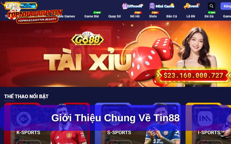 Tin88 – Nhà Cái Cá Độ Đa Dạng Và Bảo Mật Hàng Đầu
