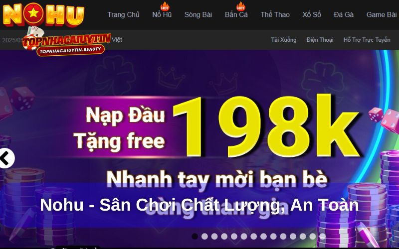 Nohu -  Sân Chơi Chất Lượng, An Toàn Và Uy Tín Hàng Đầu