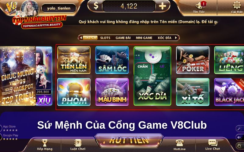 V8club - 10 Năm Xây Dựng Nền Tảng Giải Trí Chất Lượng 8 Sứ mệnh của sân chơi V8club