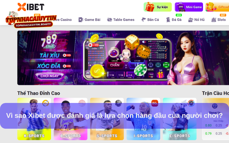 Vì sao Xibet được đánh giá là lựa chọn hàng đầu của người chơi?