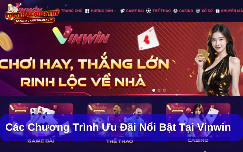 Vinwin – Sân chơi trúng thưởng minh bạch, quà tặng cực chất 5 Khuyến mãi tại Vinwin được thiết kế đa dạng