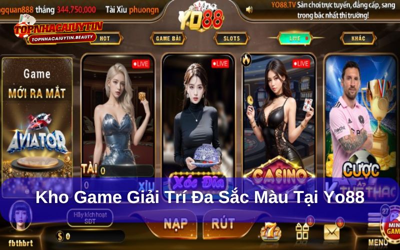 Yo88 - Cổng Game Tin Cậy Cho Người Chơi Cá Cược Trực Tuyến 8 Yo88 sở hữu kho game cực hot